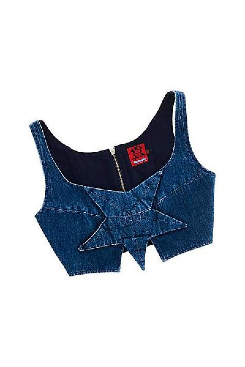 Blue Marc Jacobs Daisy Lone Star Bustier Heaven Corset | 34907IJDE