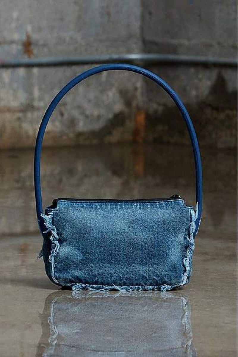 Blue Marc Jacobs Denim Heaven Shoulder Bags | 87392BMVN