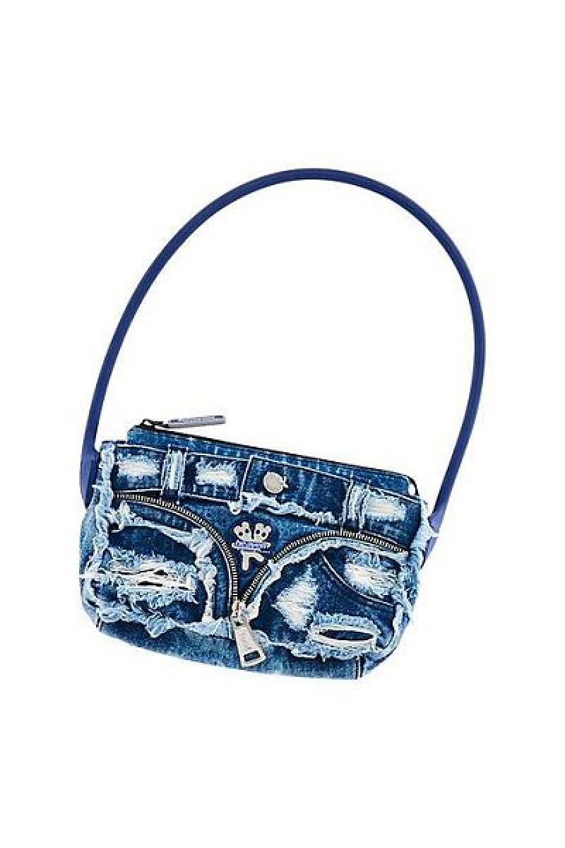 Blue Marc Jacobs Denim Heaven Shoulder Bags | 87392BMVN