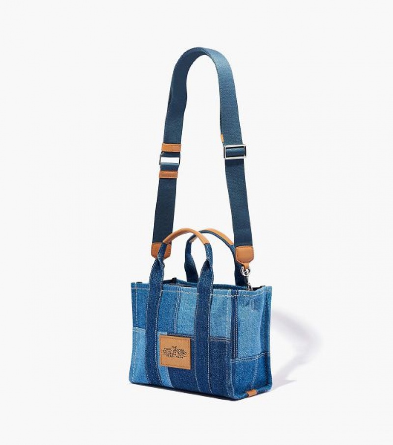 Blue Marc Jacobs The Denim Small Women's Tote Bags | 68715BGZN