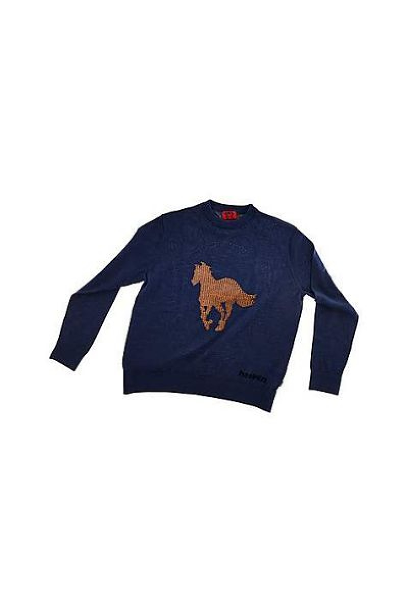 Blue Marc Jacobs White Pony Heaven Sweaters | 41096CUOF