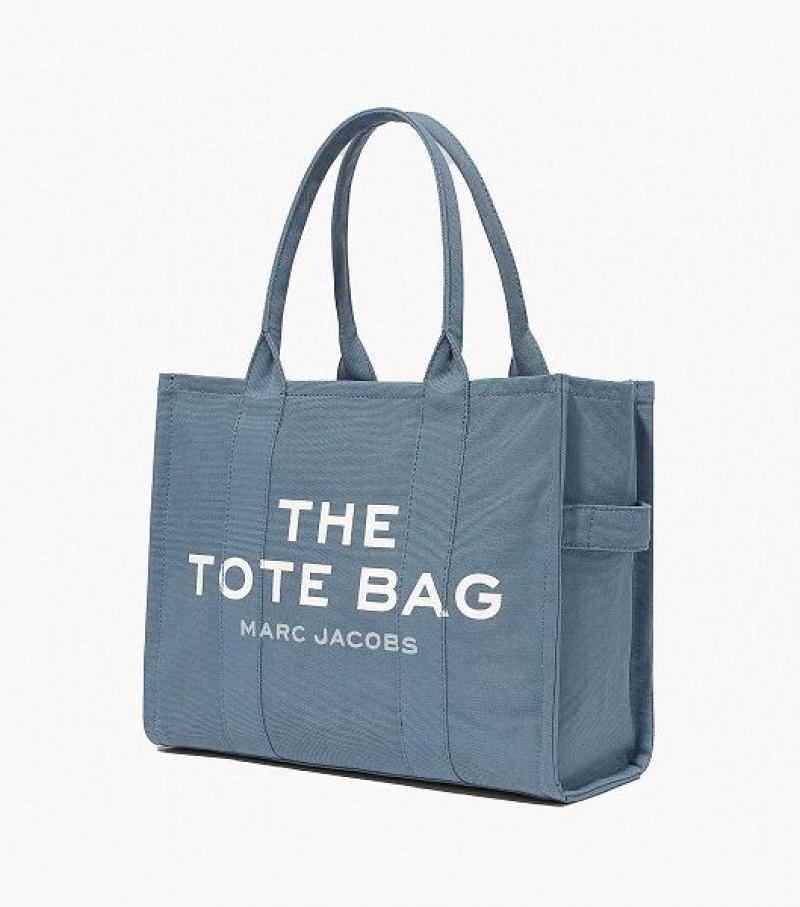 Blue / Grey Marc Jacobs The Large Women's Tote Bags | 27465ZWGI