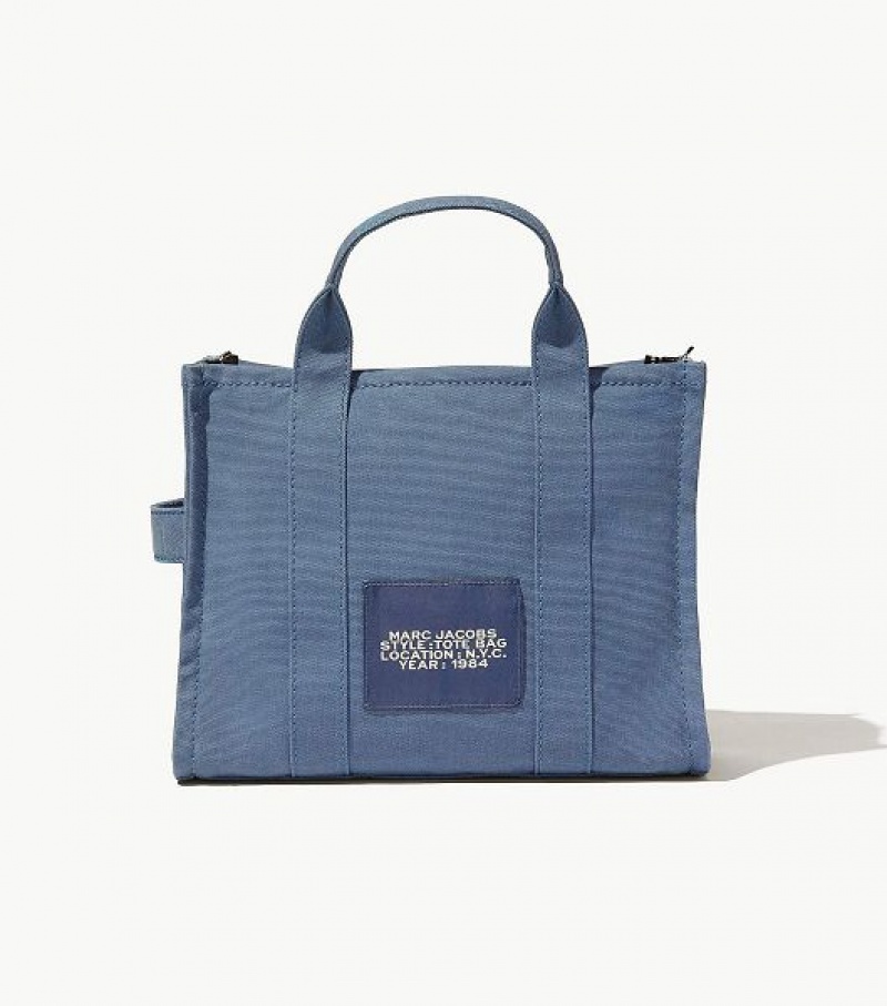 Blue / Grey Marc Jacobs The Medium Women's Tote Bags | 93024JCIO