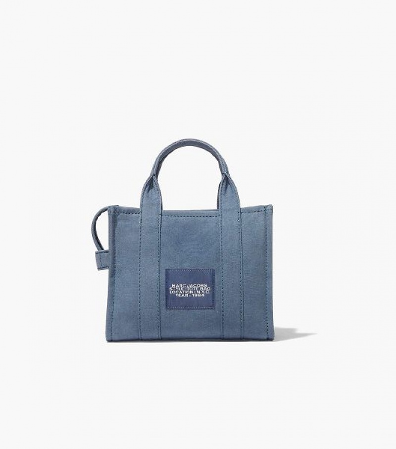 Blue / Grey Marc Jacobs The Small Women's Tote Bags | 30584NIQJ