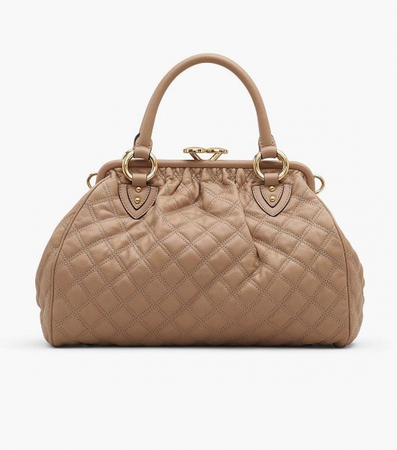 Brown Marc Jacobs Re-Edition Quilted Leather Women's Shoulder Bags | 89605UNIF