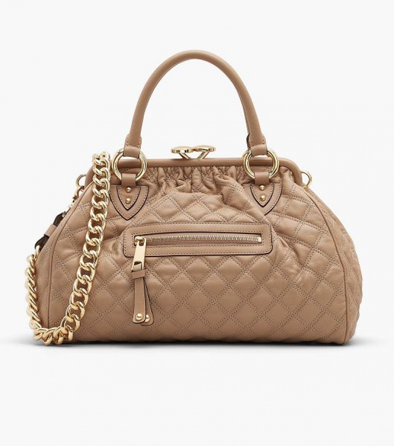 Brown Marc Jacobs Re-Edition Quilted Leather Women\'s Shoulder Bags | 89605UNIF