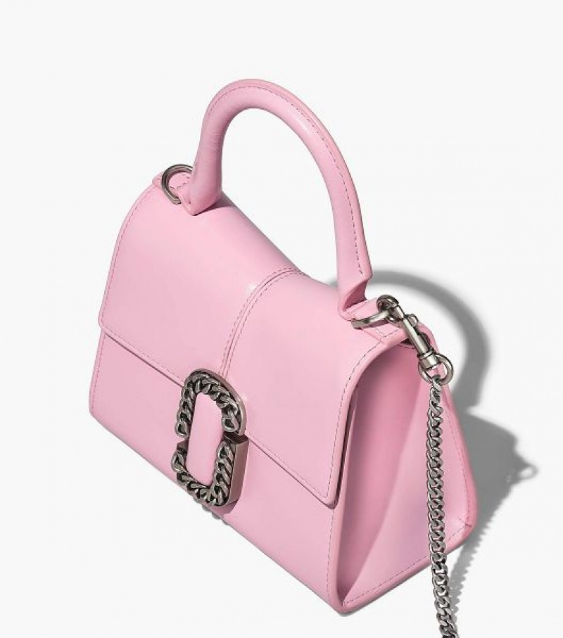 Bubblegum Marc Jacobs The St. Marc Mini Top Women's Handbag | 41972SUHE