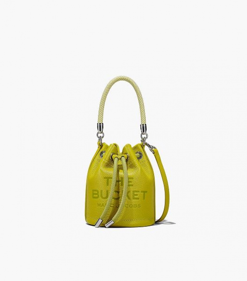 Citronelle Marc Jacobs The Leather Mini Women\'s Bucket Bags | 39815QLMO