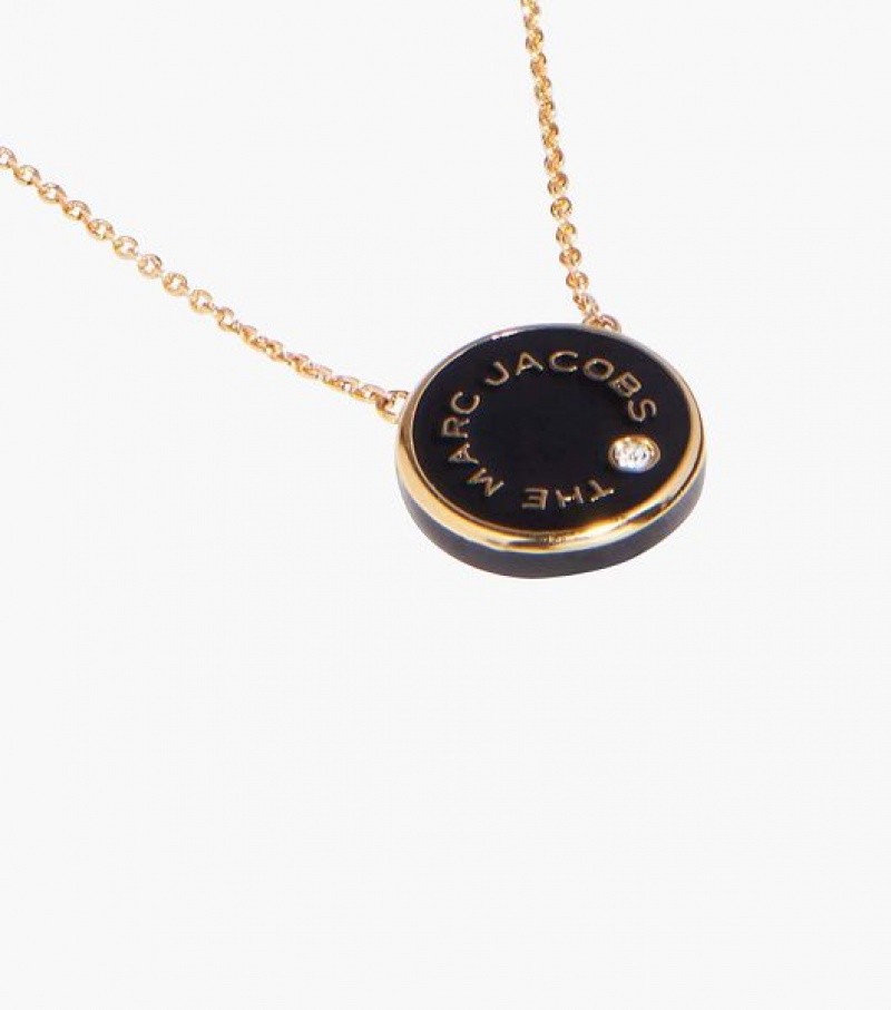 Cream / Gold Marc Jacobs The Medallion Women's Pendants | 06215BAJC