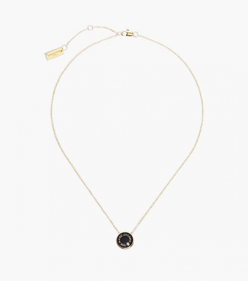 Cream / Gold Marc Jacobs The Medallion Women's Pendants | 06215BAJC