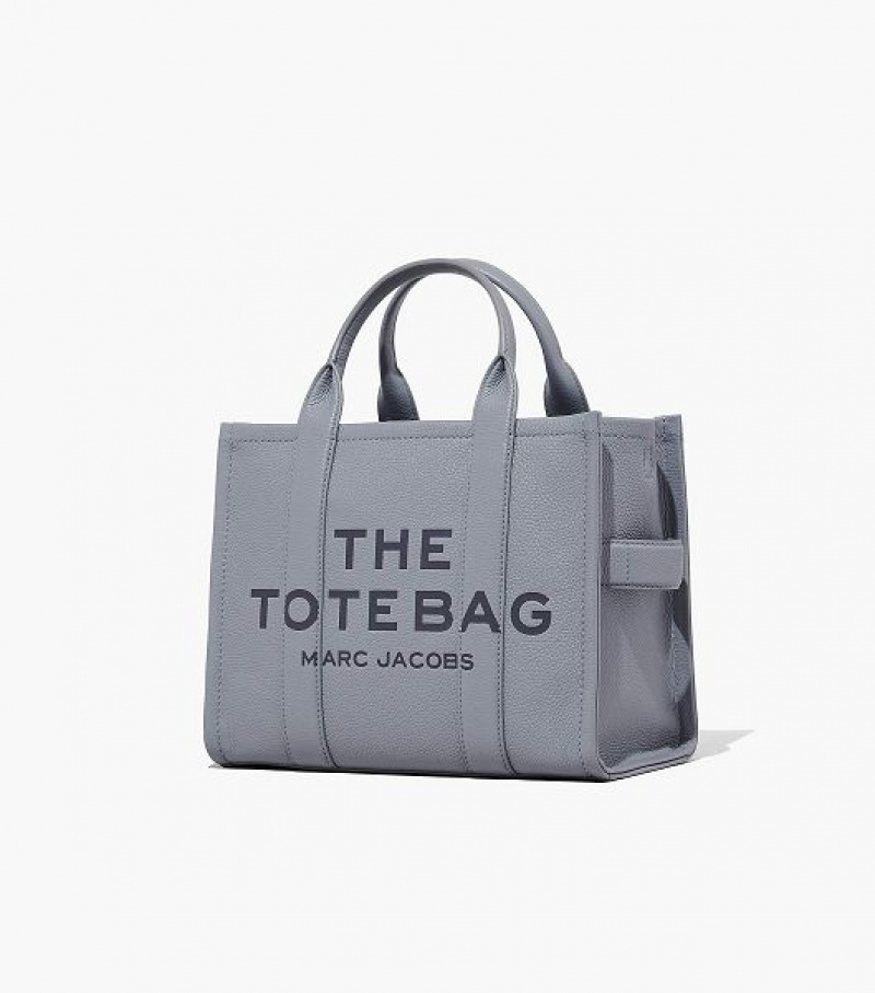 Grey Marc Jacobs The Leather Medium Women's Tote Bags | 73916COGM