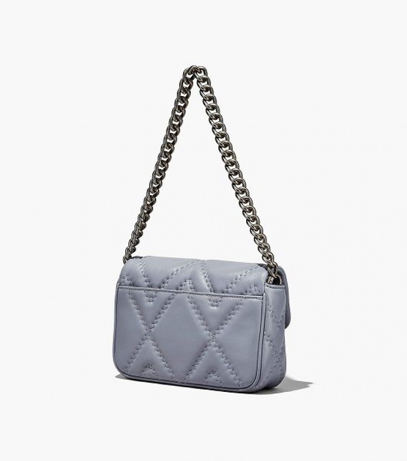 Grey Marc Jacobs The Quilted Leather J Marc Women's Shoulder Bags | 50267IDWB