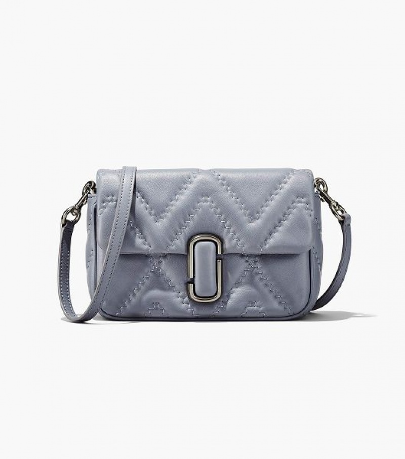 Grey Marc Jacobs The Quilted Leather J Marc Women's Shoulder Bags | 50267IDWB