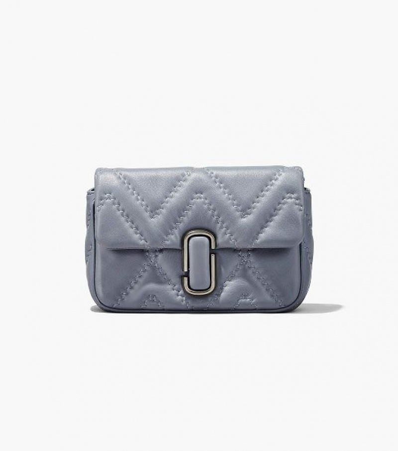 Grey Marc Jacobs The Quilted Leather J Marc Women's Shoulder Bags | 50267IDWB