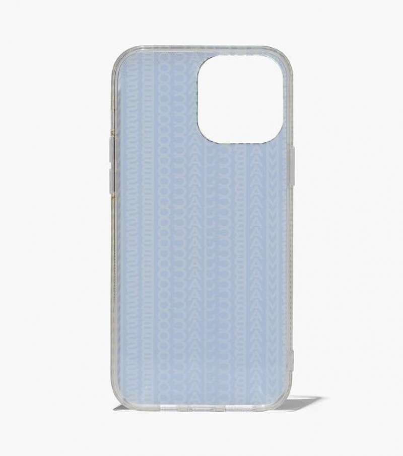 Grey / Green Marc Jacobs The Monogram iPhone 14 Plus Women's Phone Case | 81439YDZQ