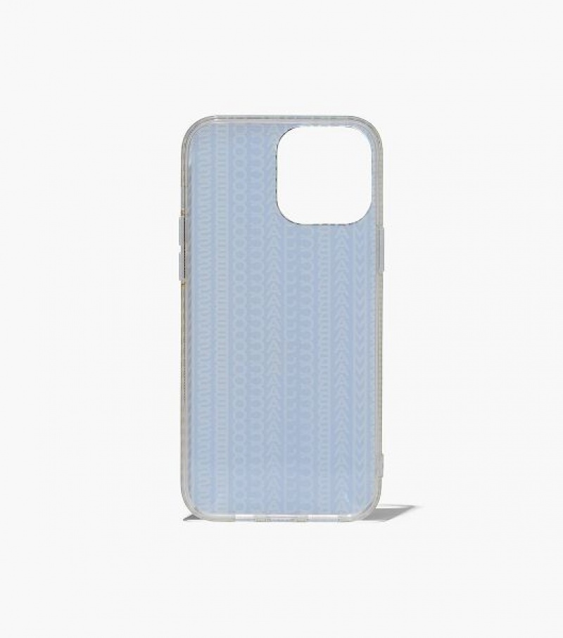 Grey / Green Marc Jacobs The Monogram iPhone 14 Women's Phone Case | 06342NGVE