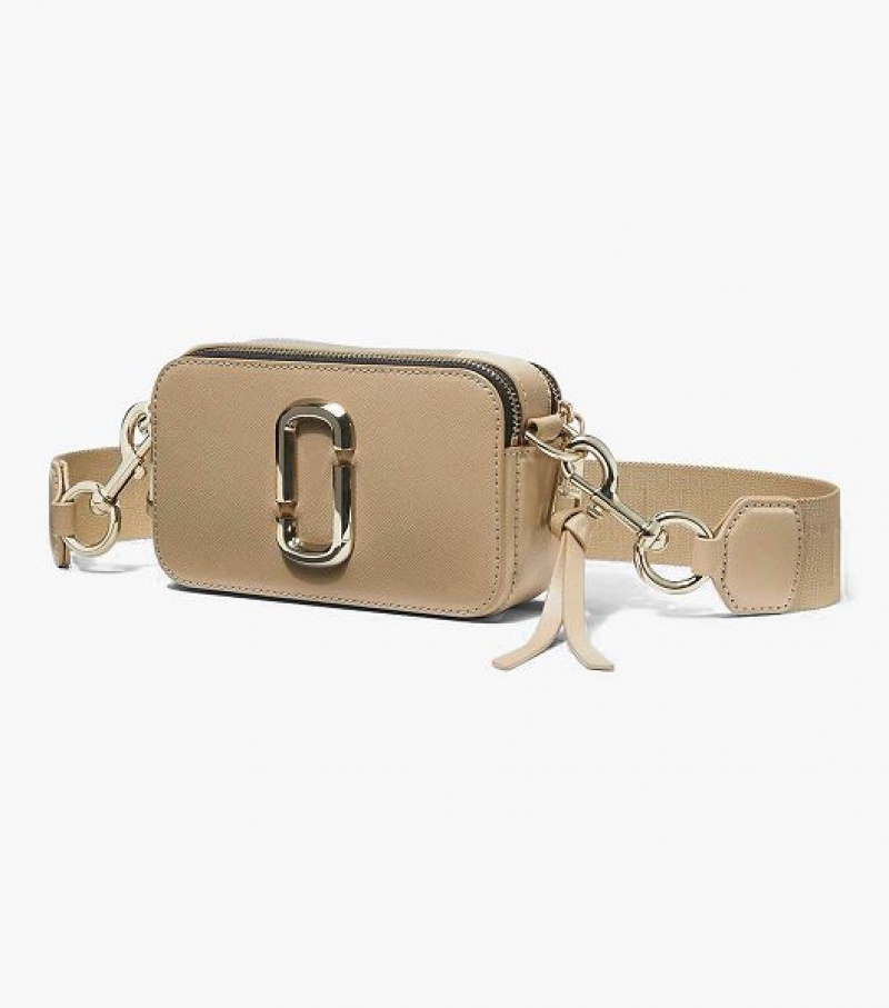 Khaki Marc Jacobs The Snapshot DTM Women's Crossbody Bags | 40152SEGJ