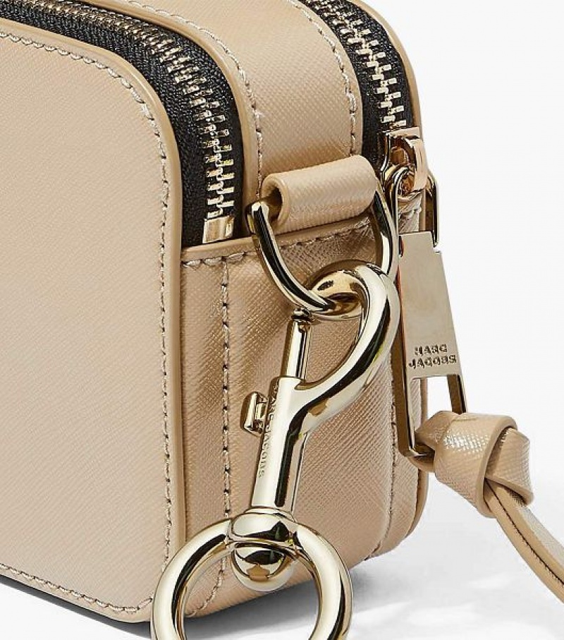 Khaki Marc Jacobs The Snapshot DTM Women's Crossbody Bags | 40152SEGJ