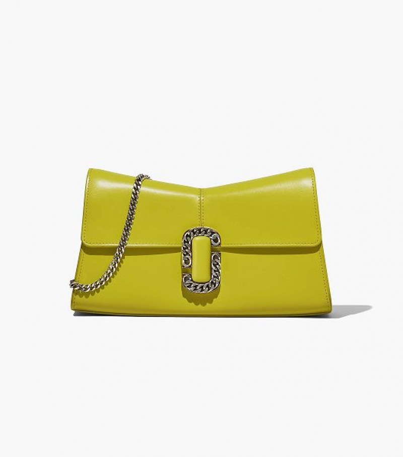 Light Green Marc Jacobs The St. Marc Convertible Women\'s Clutch Bags | 60314BNHG