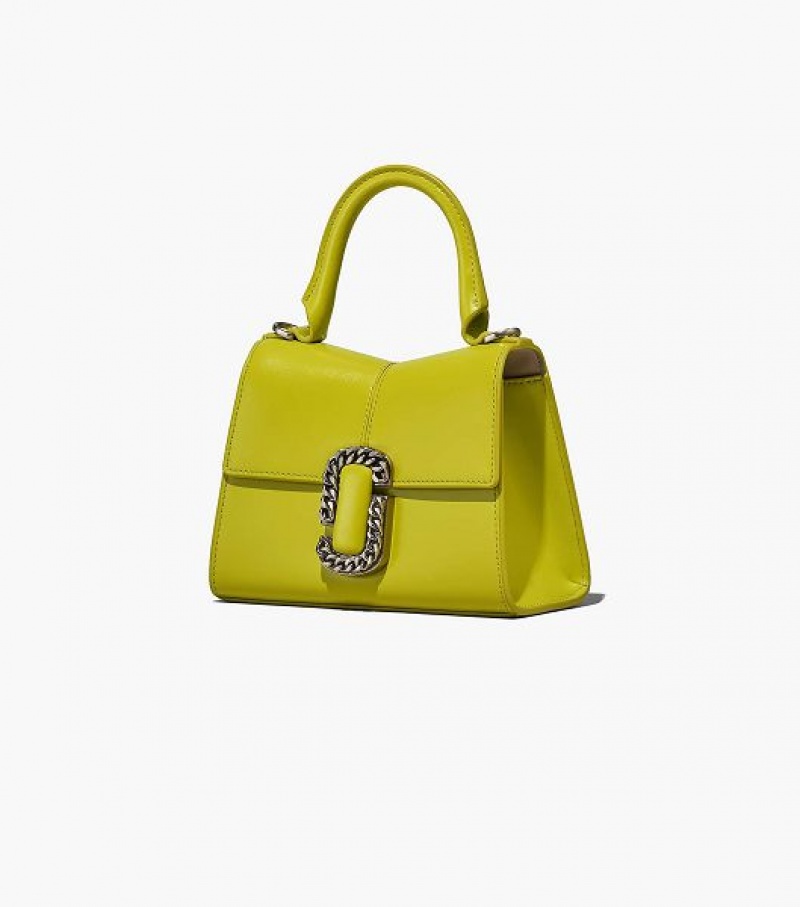 Light Green Marc Jacobs The St. Marc Mini Top Women's Handbag | 34780HQTF