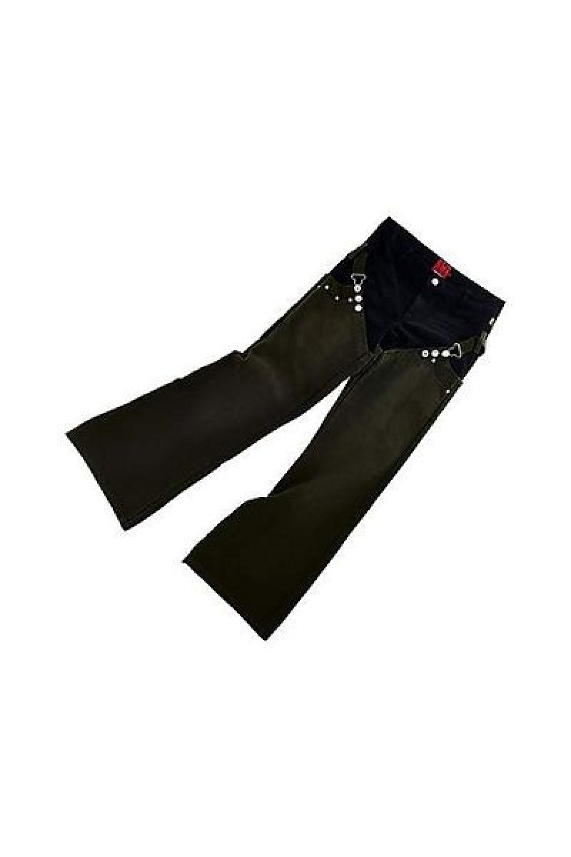 Olive / Black Marc Jacobs Chaps Flare Heaven Pants | 68152NSDU