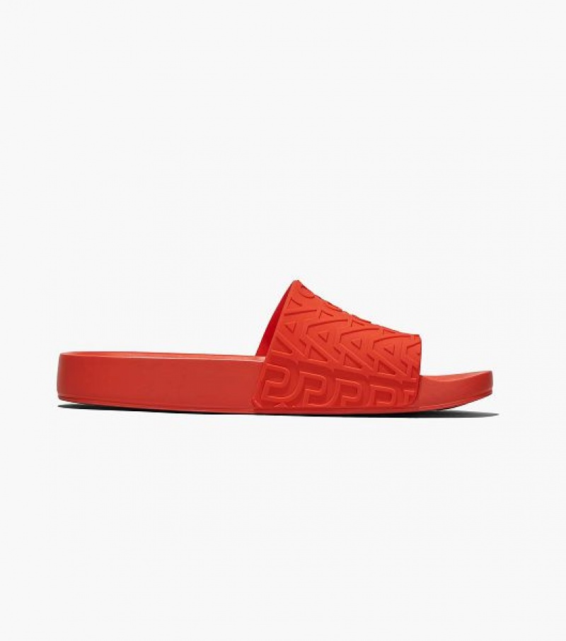 Orange Marc Jacobs Melissa x Marc Jacobs Women's Slides | 59307BHLP