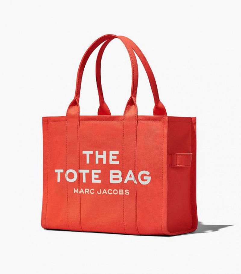 Orange Marc Jacobs The Large Women's Tote Bags | 43769TLWU