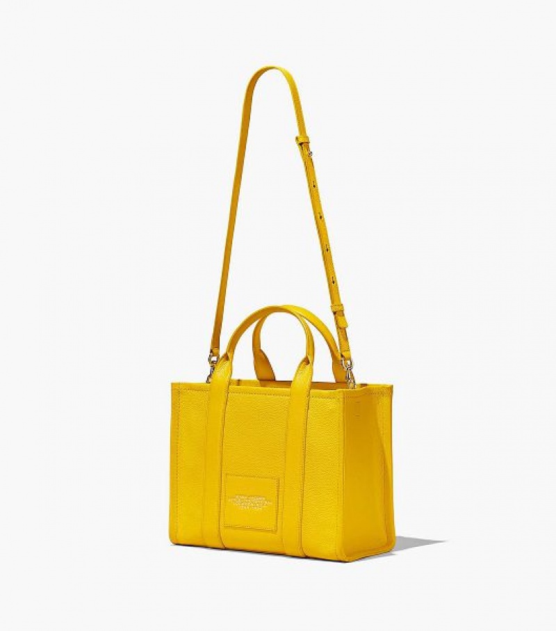 Orange Marc Jacobs The Leather Medium Women's Tote Bags | 59870PABJ