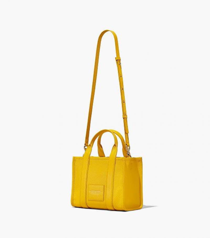 Orange Marc Jacobs The Leather Small Women's Tote Bags | 60498NYJG