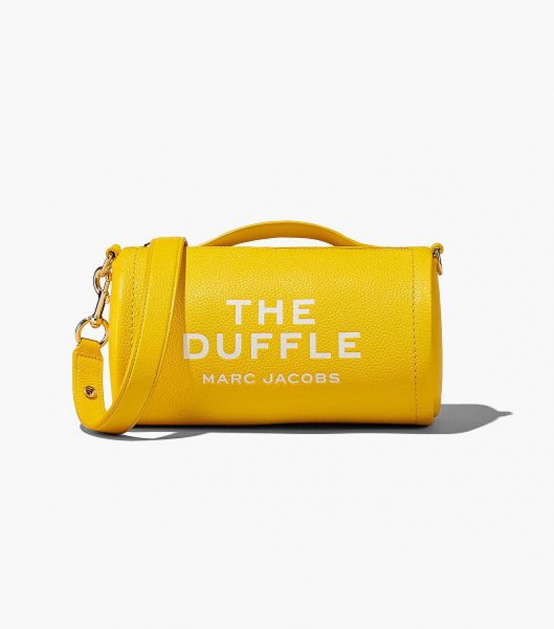 Orange Marc Jacobs The Leather Women\'s Duffle Bags | 71802XMWH