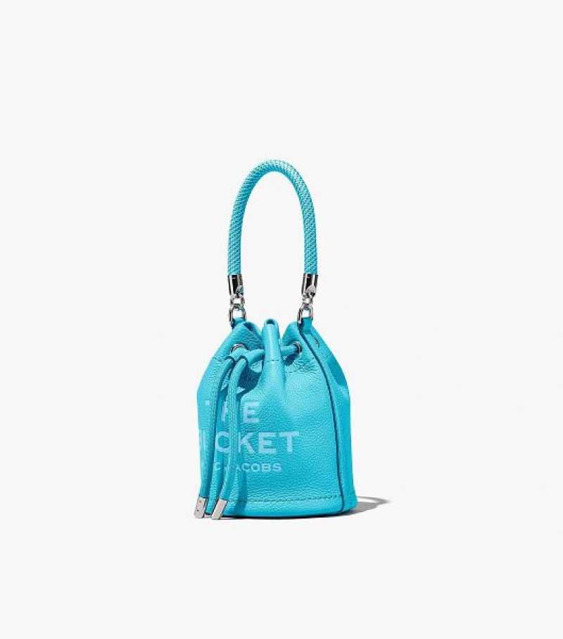 Pool Marc Jacobs The Leather Mini Women's Bucket Bags | 59780SDHK