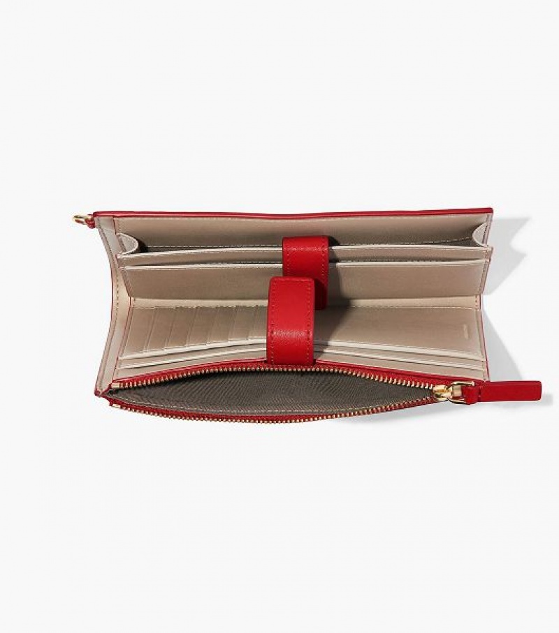 Red Marc Jacobs The J Marc Phone Wristlet Women's Wallets | 60187XDYS