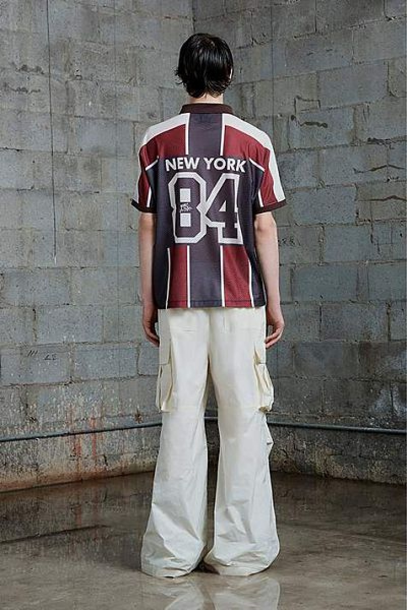 Red / Brown Marc Jacobs Football Heaven Jersey | 56249KUJH