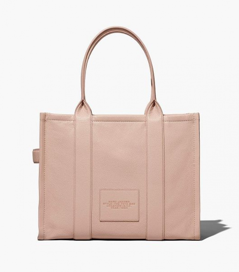 Rose Marc Jacobs The Leather Large Women's Tote Bags | 68531NJTK