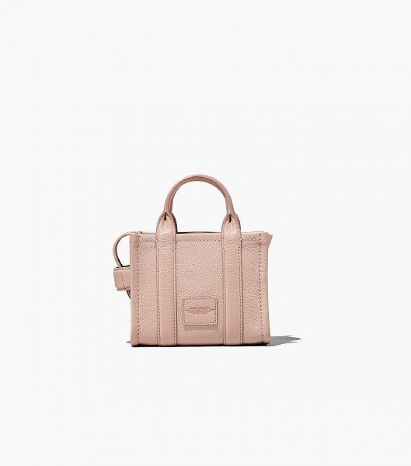 Rose Marc Jacobs The Leather Mini Women's Tote Bags | 42730WAPU