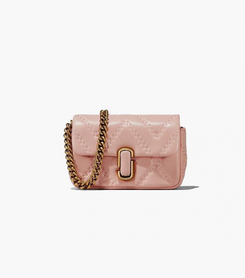 Rose Marc Jacobs The Quilted Leather J Marc Women\'s Mini Bags | 36809URKD