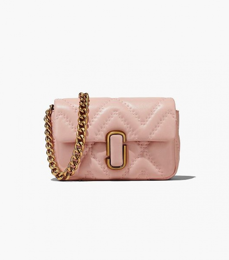 Rose Marc Jacobs The Quilted Leather J Marc Women\'s Shoulder Bags | 78052YJUM