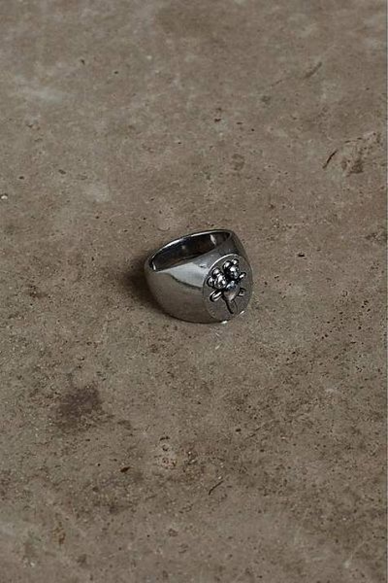 Silver Marc Jacobs Bear Crest Heaven Ring | 74825IZNY