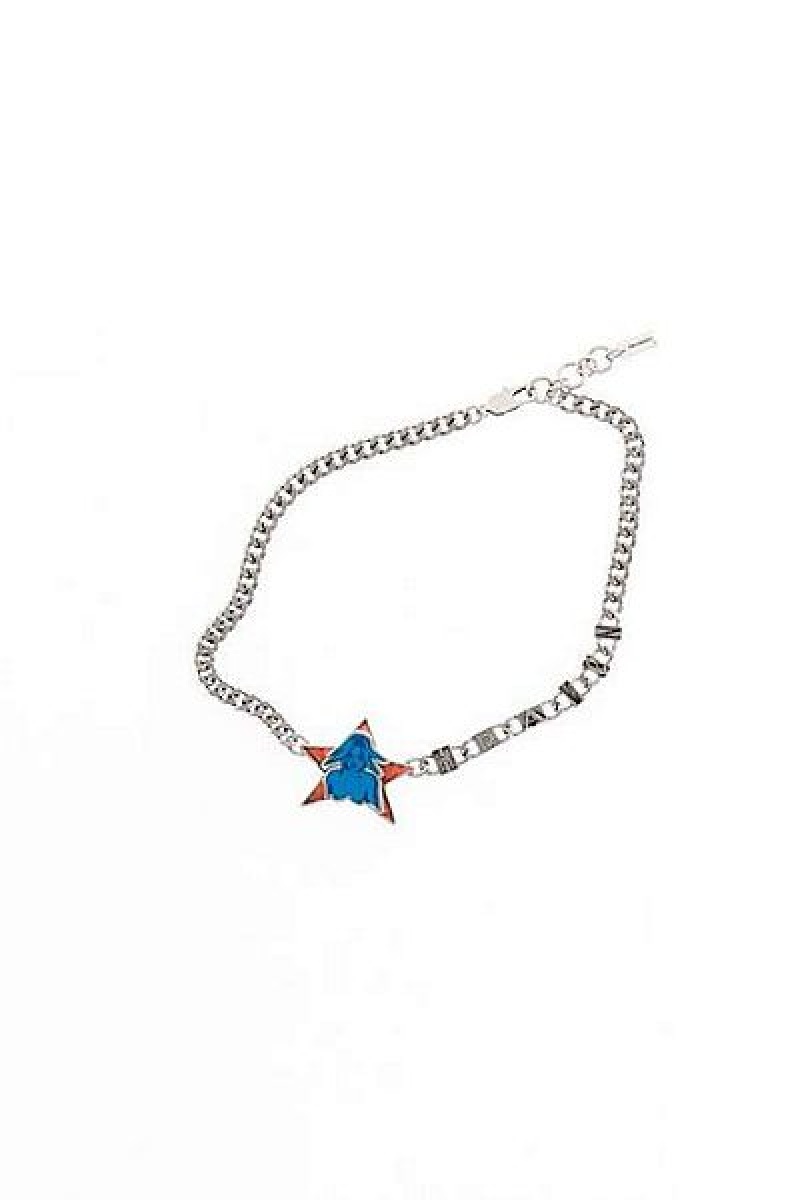 Silver Marc Jacobs Star Heaven Necklaces | 78130QMCU