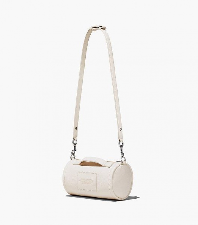 Silver Marc Jacobs The Leather Women's Duffle Bags | 47180XOQG