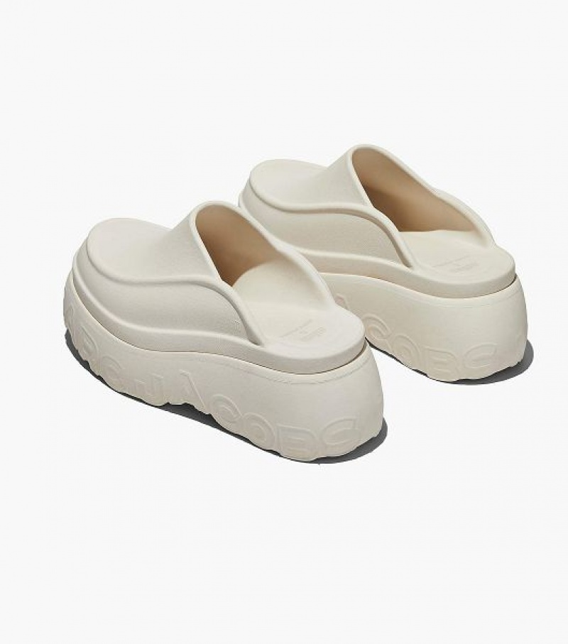 White Marc Jacobs Melissa x Marc Jacobs Women's Clogs | 25903BDNG