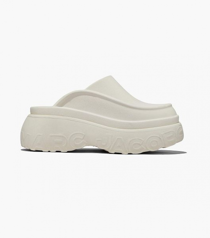 White Marc Jacobs Melissa x Marc Jacobs Women's Clogs | 25903BDNG