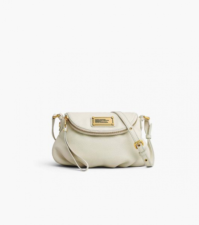 White Marc Jacobs Re-Edition Mini Natasha Women\'s Shoulder Bags | 20745QYAT