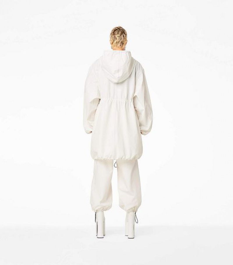 White Marc Jacobs The Balloon Women's Parka | 75368XDMK