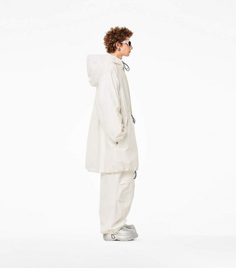 White Marc Jacobs The Balloon Women's Parka | 75368XDMK