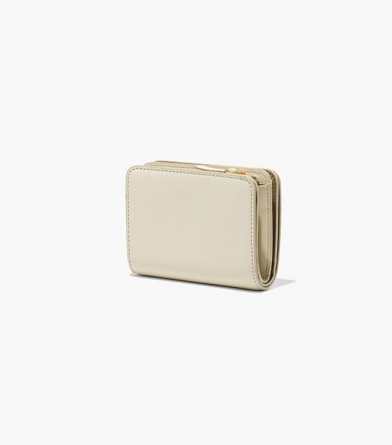 White Marc Jacobs The J Marc Mini Compact Women's Wallets | 62347WYGQ