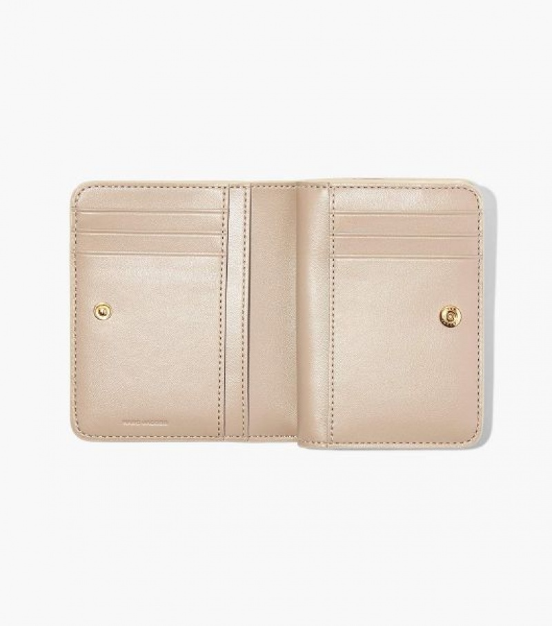 White Marc Jacobs The J Marc Mini Compact Women's Wallets | 62347WYGQ