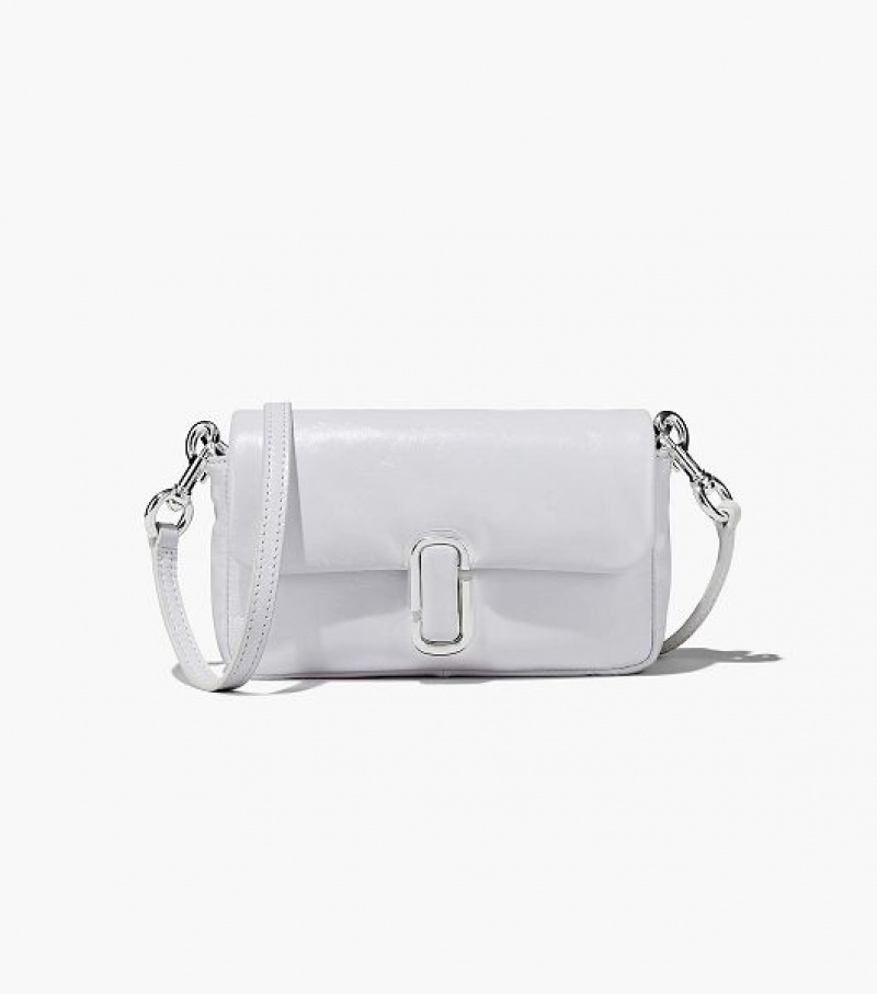 White Marc Jacobs The J Marc Mini Women's Shoulder Bags | 67254YWOB