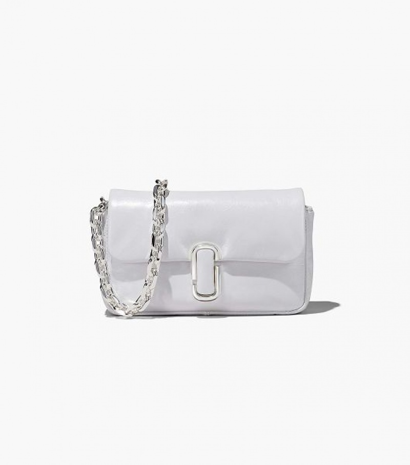 White Marc Jacobs The J Marc Mini Women\'s Shoulder Bags | 67254YWOB