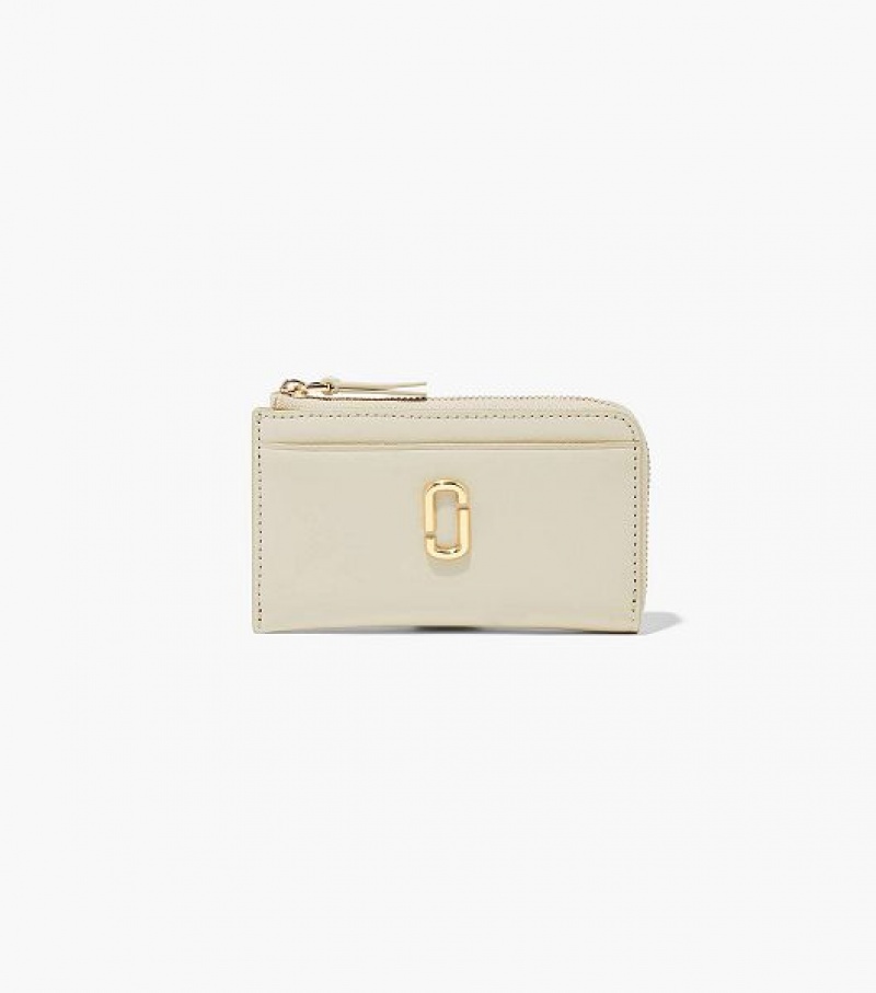 White Marc Jacobs The J Marc Top Zip Multi Women\'s Wallets | 16409MPVI